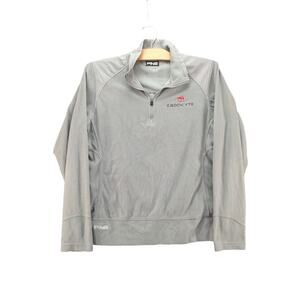 Mens Ping 1/4 Zip Golf Shirt Size M Gray Embroidered Endocyte